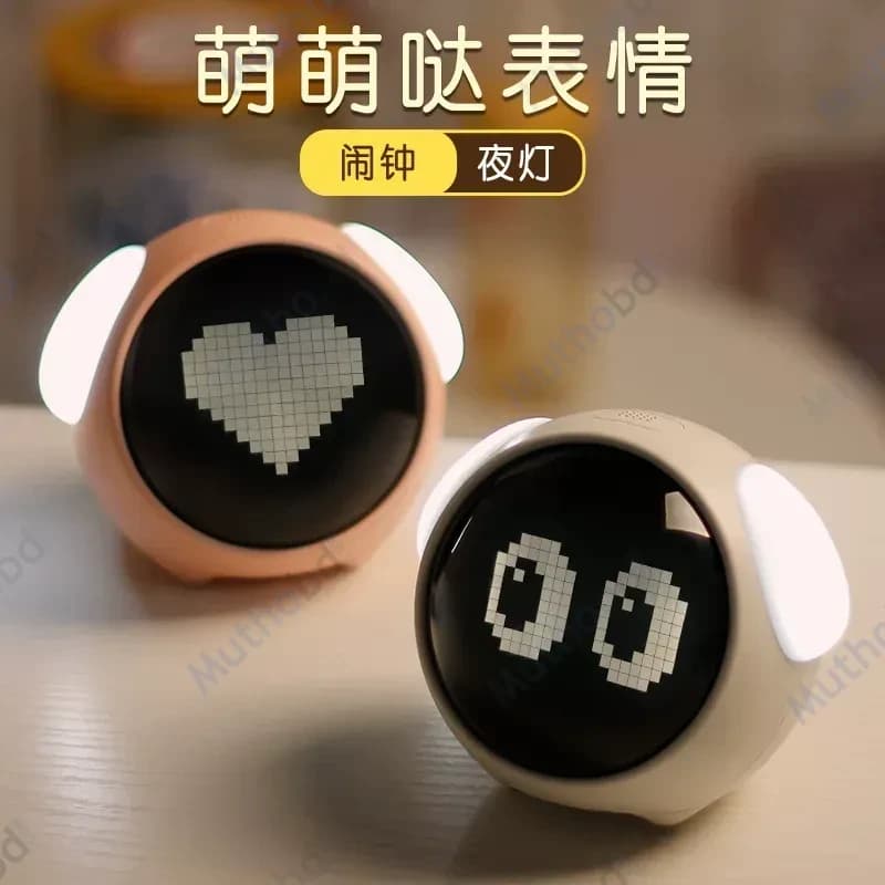 other Wanyi LED Expression Alarm Clock with Temperature Display & Snooze Function