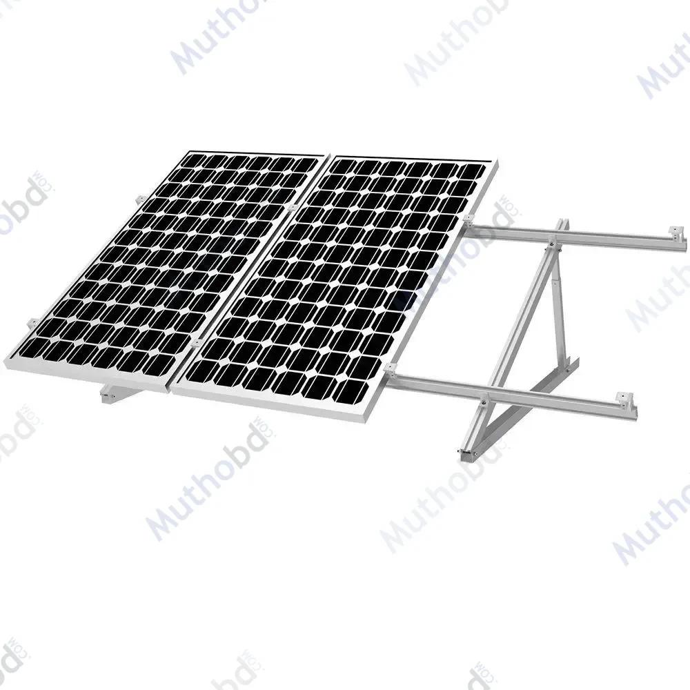 Adjustable Solar Panel Mounting Triangle Bracket 10°–35° for Flat Roof & Ground Installationeasonal tilt angles