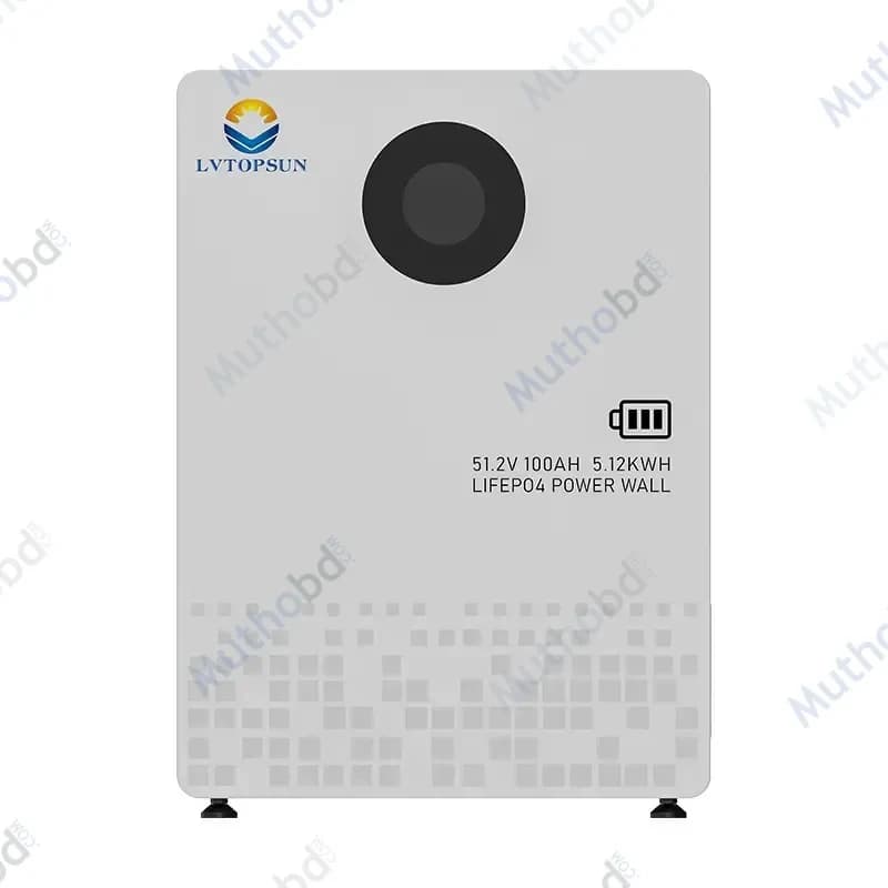 LVTOPSUN LVTS-512100-G3 51.2V 100Ah 5.12kWh LiFePO4 Battery – Wall Mount & Floor Stand Energy Storage Battery