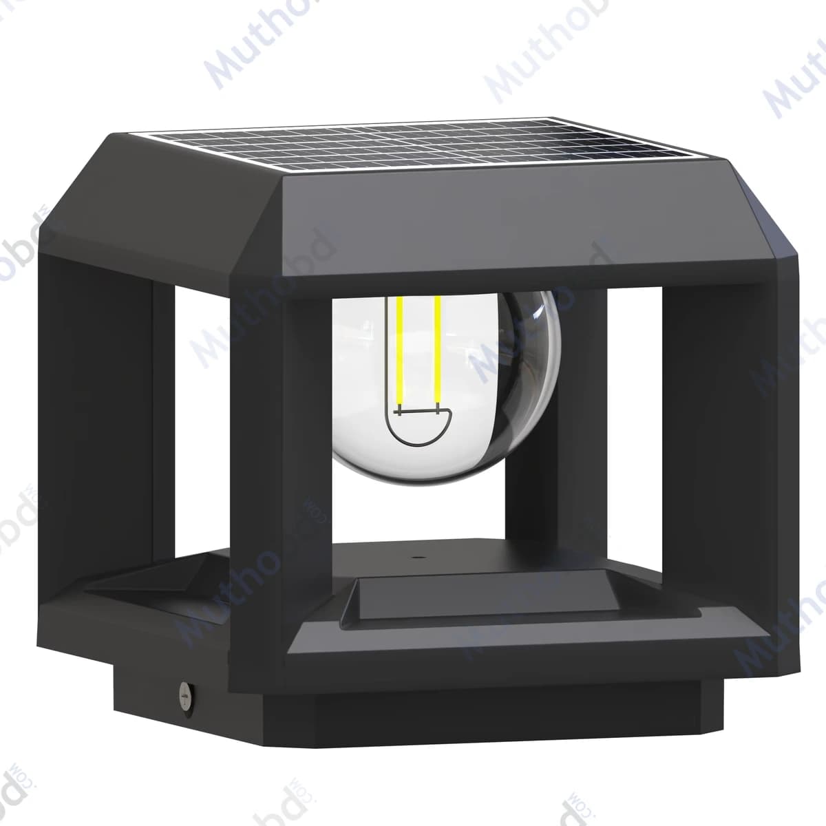 other Filatec QW03-T-20W Solar LED Garden Pillar Light IP54 Waterproof Wall Mount Outdoor Lamp